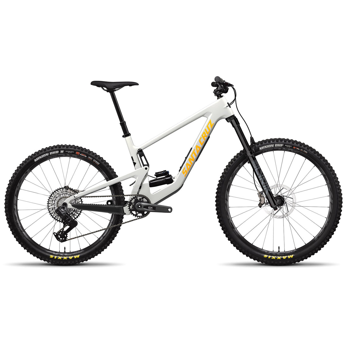 Santa Cruz Bronson 4.1 C GX AXS Complete Mountain Bike 2024 Gloss Chalk White