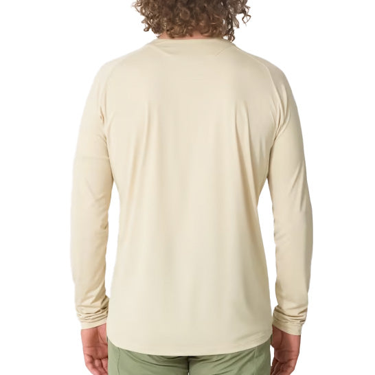 Rapha Trail Long-Sleeve Technical T-Shirt Sand/Dark Grey