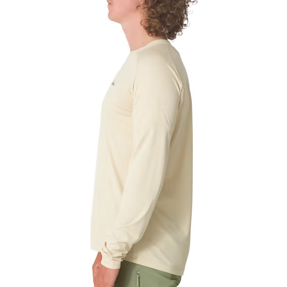 Rapha Trail Long-Sleeve Technical T-Shirt Sand/Dark Grey