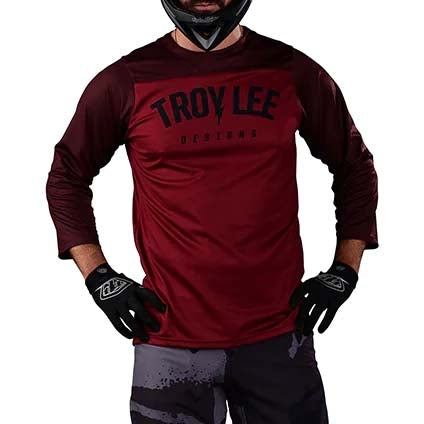 Troy Lee Designs Ruckus 3/4 Jersey Camber Oxblood