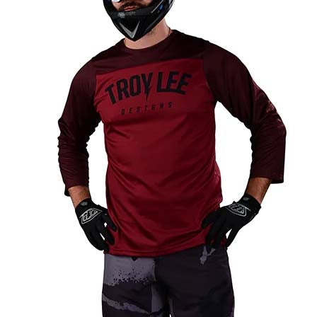 Troy Lee Designs Ruckus 3/4 Jersey Camber Oxblood