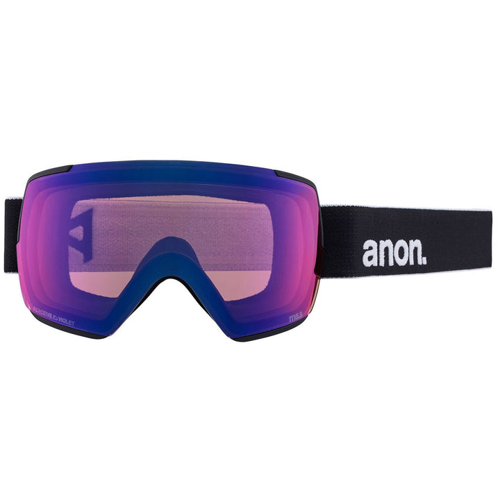 Anon M5S Polarized Low Bridge Fit Goggles Black/Perceive Polar Onyx+Perceive Variable Violet