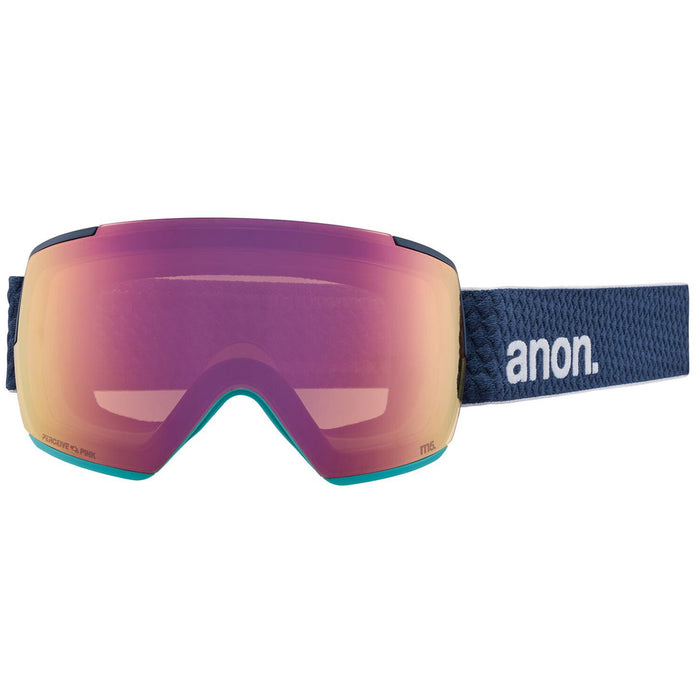 Anon M5 Low Bridge Fit Goggles Nightfall/Perceive Variable Blue+Perceive Cloudy Pink