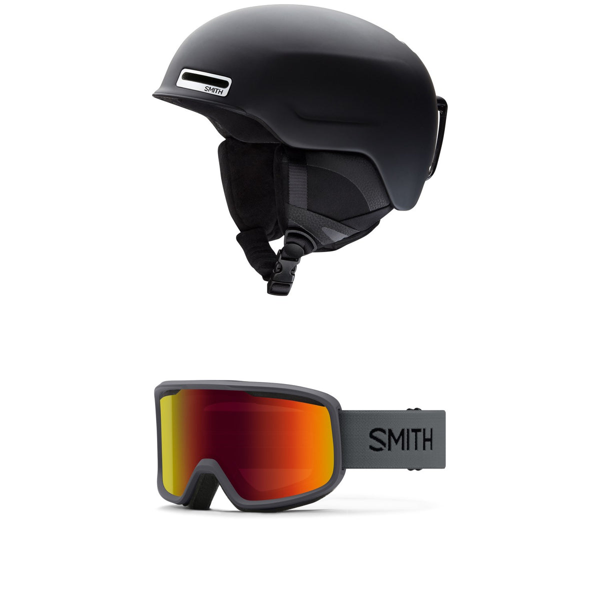 Smith Maze Helmet + Frontier Goggles