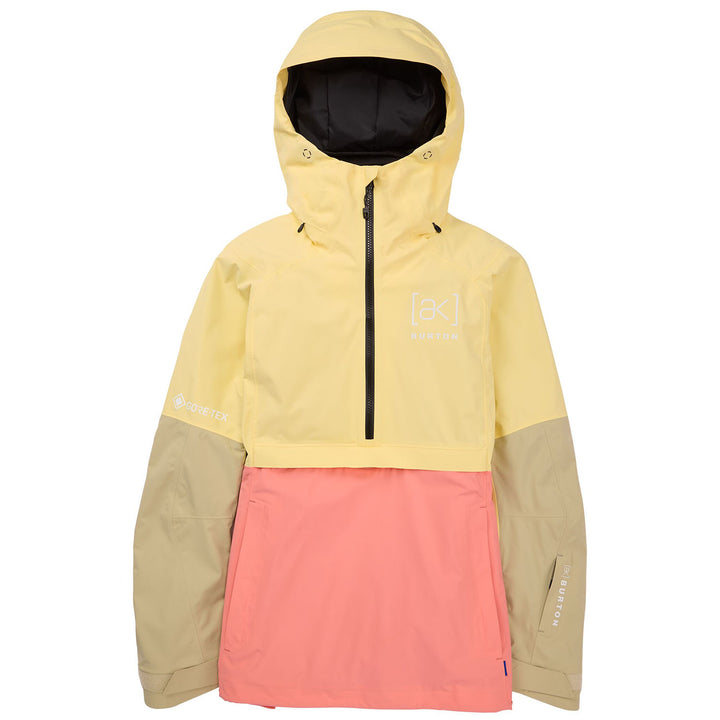Burton AK 2L GORE-TEX Kimmy Anorak - Women's Buttermilk/Reef Pink/Mushroom
