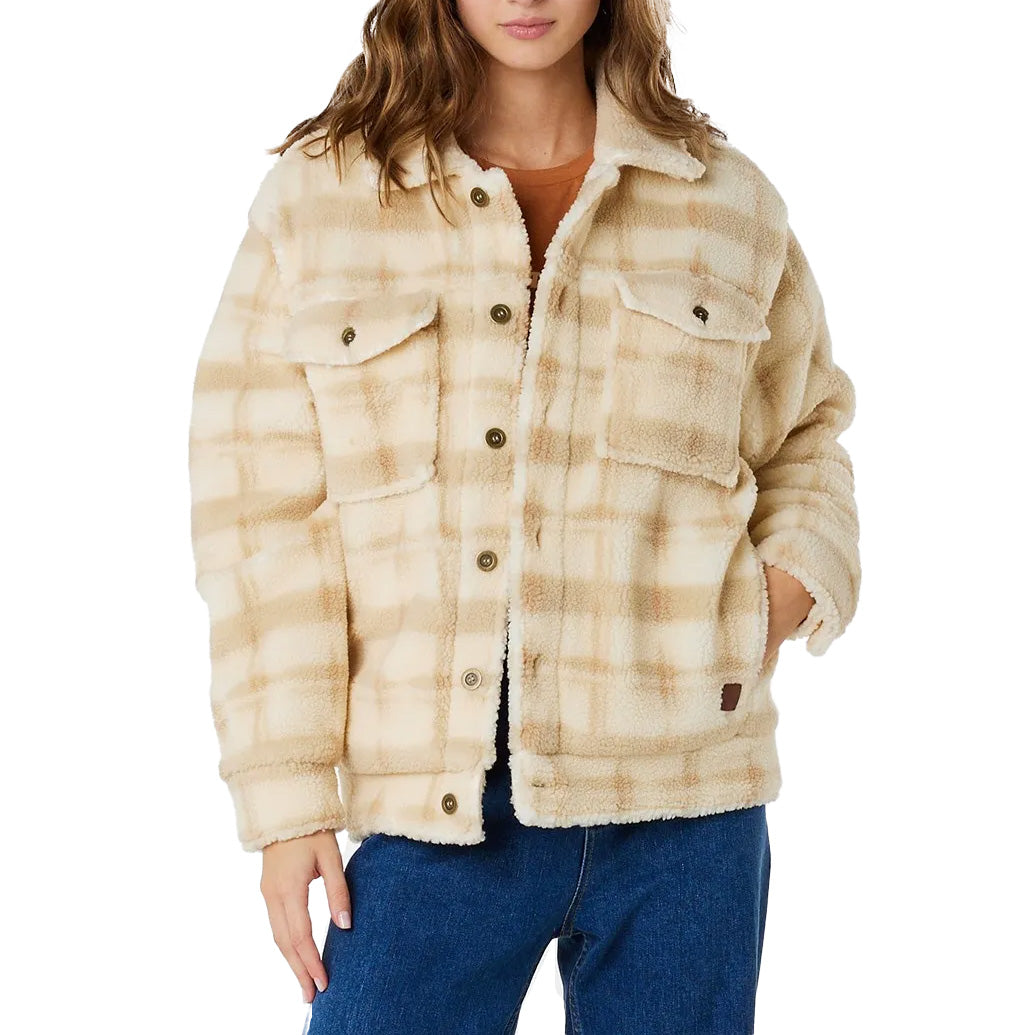 Rip Curl Sunrise Session Sherpa Jacket - Women's Beige