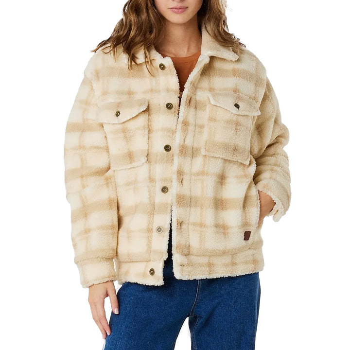 Rip Curl Sunrise Session Sherpa Jacket - Women's Beige