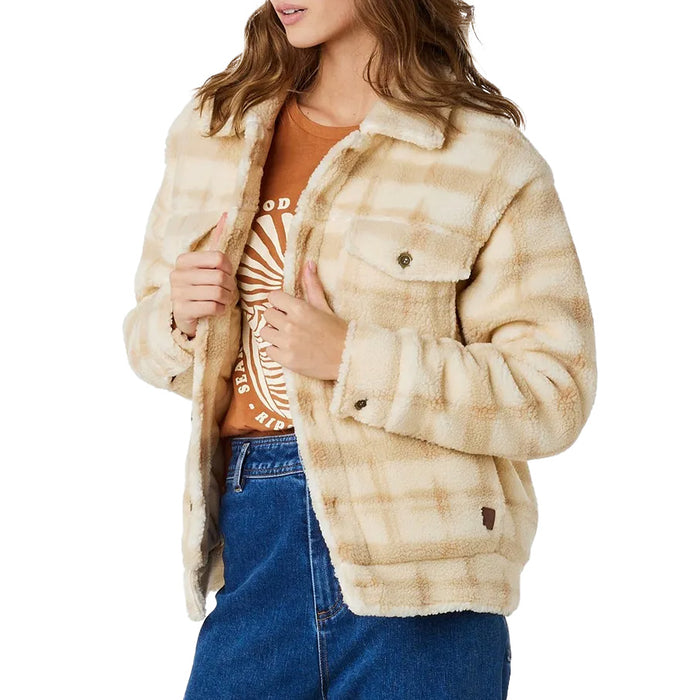 Rip Curl Sunrise Session Sherpa Jacket - Women's Beige
