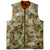 Brixton Builers Abraham Reversible Vest - Men's Leaf Camo/Golden Brown