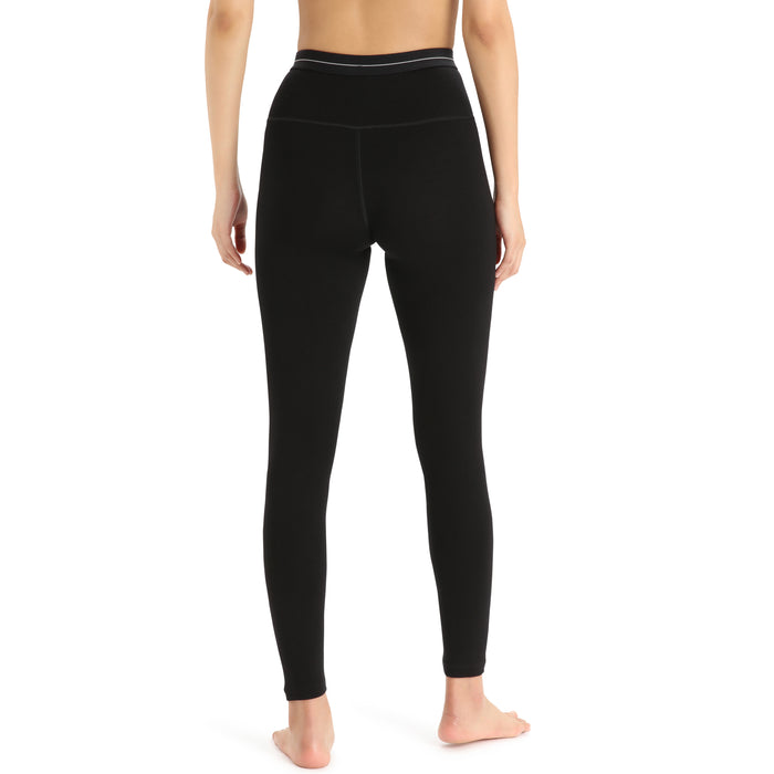 Icebreaker 260 Tech High Rise Leggings - Women's Black
