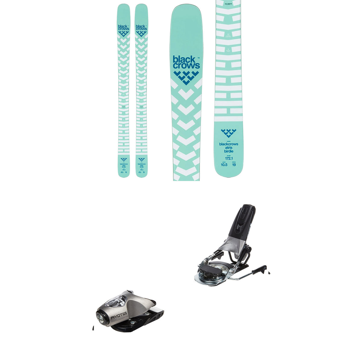 Black Crows Atris Birdie Skis + Look Pivot 15 GW Ski Bindings - Women's 2023
