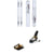 Salomon QST Blank Skis + Look Pivot 15 GW Ski Bindings 2023