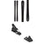 Season Kin Skis + Salomon Strive 14 GW Ski Bindings 2023 Black