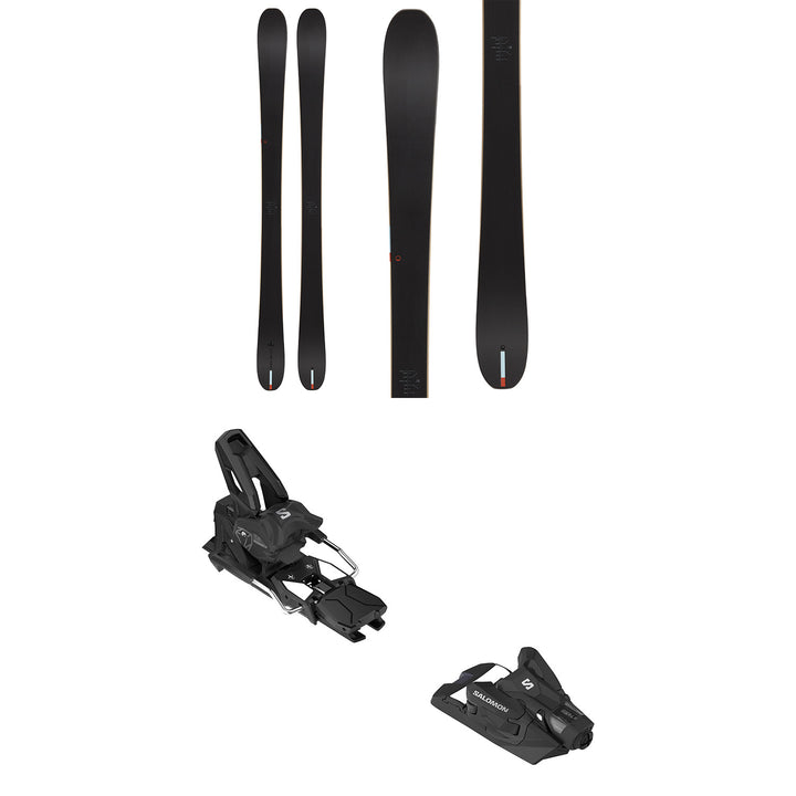 Season Kin Skis + Salomon Strive 14 GW Ski Bindings 2023 Black