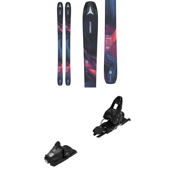 Atomic Atomic Maven 86 C Skis + Salomon Stage GW 11 Bindings Ski Binding - Women's 2023