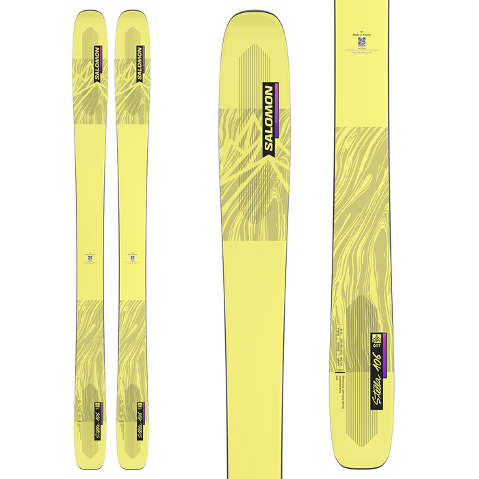 Salomon Salomon QST Stella 106 Skis + Tyrolia Attack 11 GW Bindings Ski Binding - Women's 2023