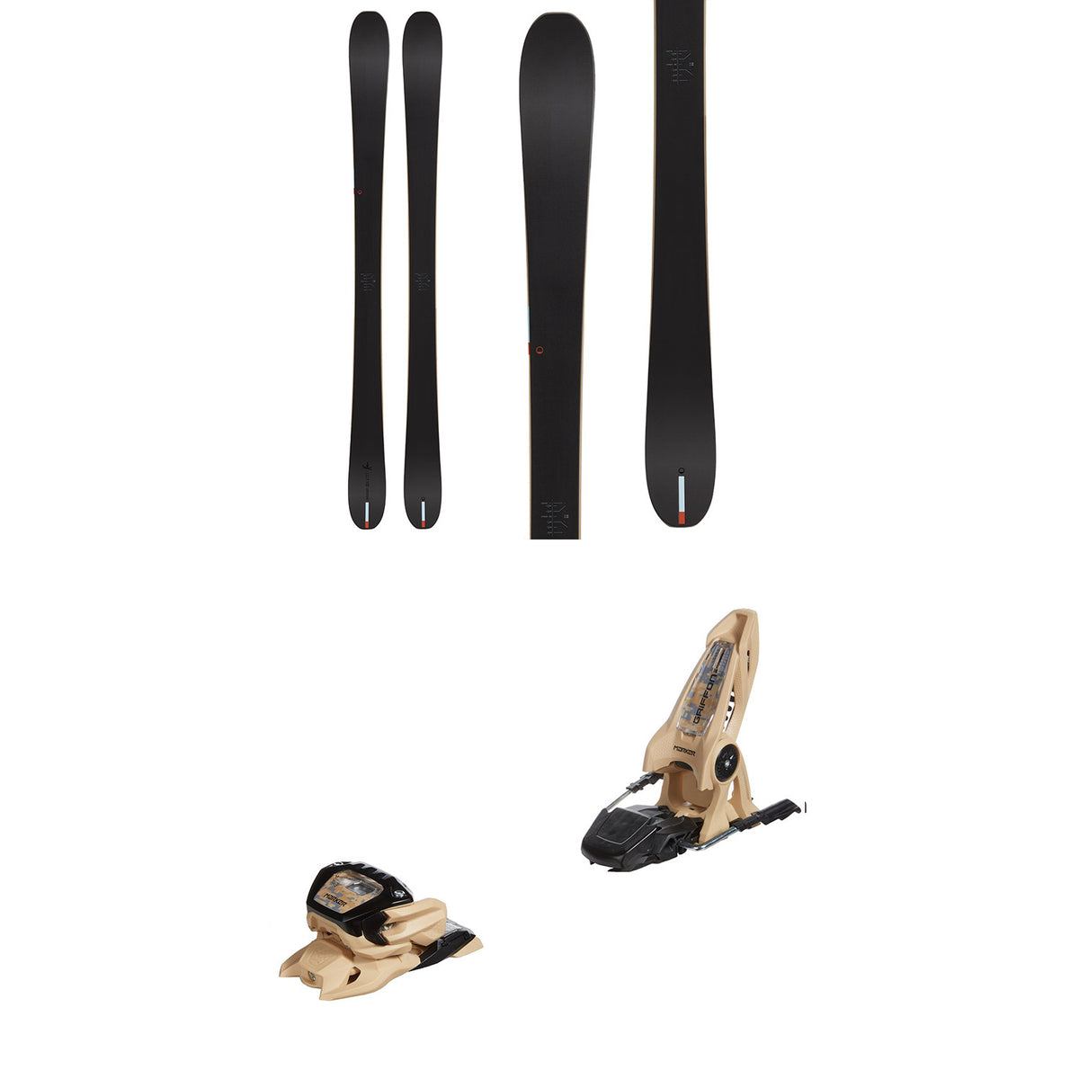 Season Kin Skis + Marker Griffon 13 ID Ski Bindings