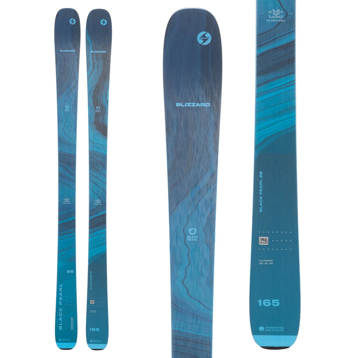 Blizzard Black Pearl 88 Skis + Tyrolia Attack 11 GW Ski Bindings - Women's 2023