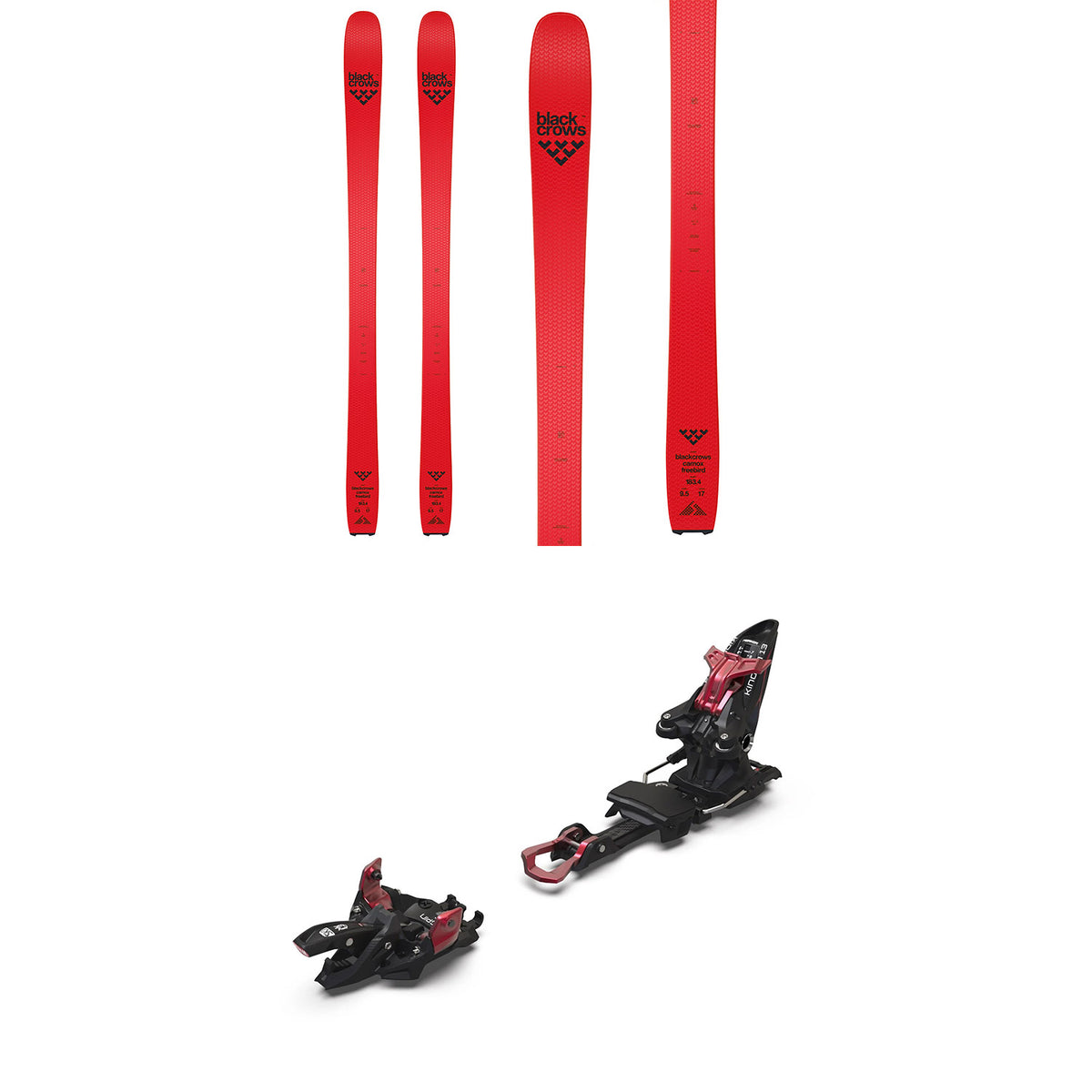Black Crows Camox Freebird Skis + Marker Kingpin 13 Alpine Touring Ski Bindings 2023