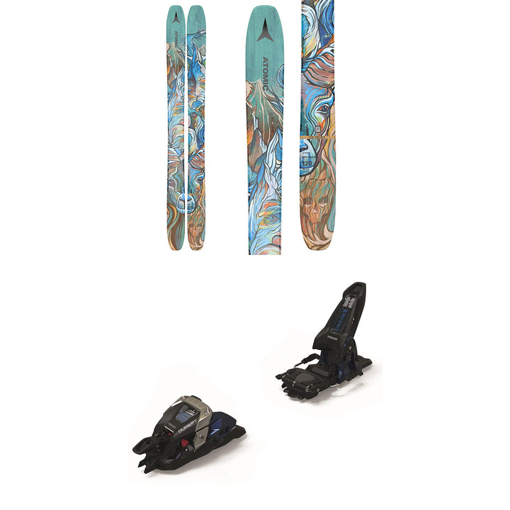 Atomic Bent Chetler 120 Skis + Marker Duke PT 16 Alpine Touring Ski Bindings 2023