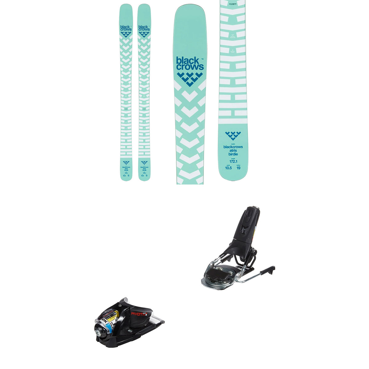 Black Crows Atris Birdie Skis + Look Pivot 14 GW Ski Bindings - Women's 2023