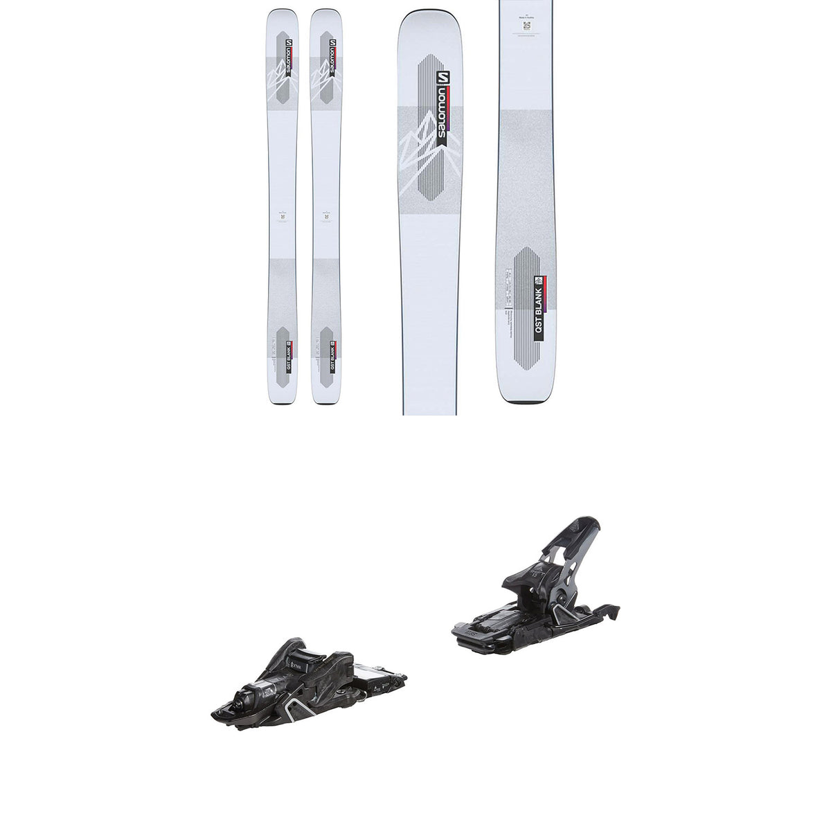 Salomon QST Blank Skis 2023+Salomon S/Lab shift MNC 13 Ski Bindings 2023