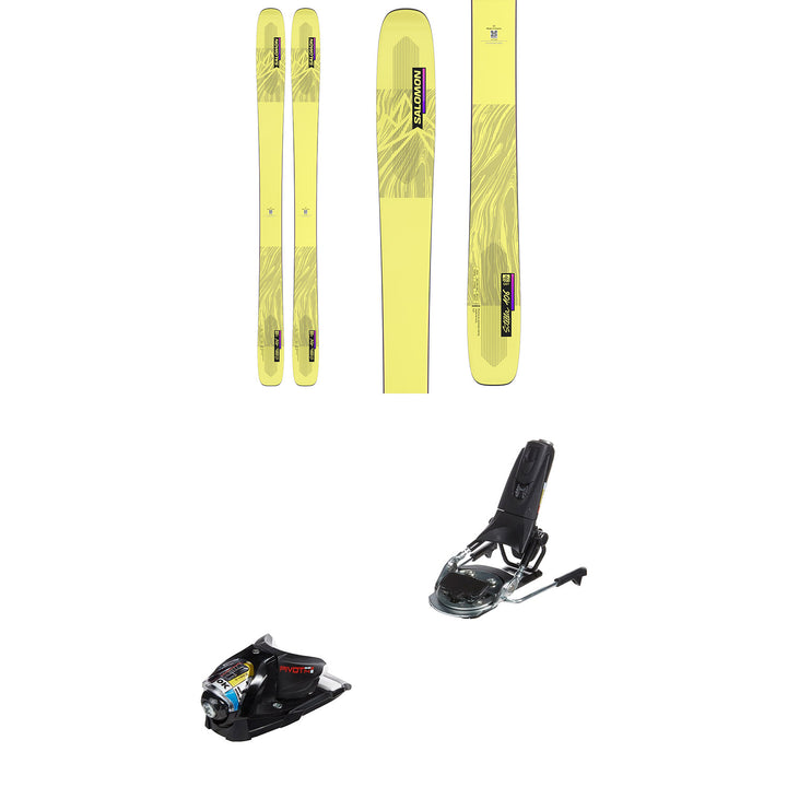 Salomon QST Stella 106 Skis + Look Pivot 14 GW Ski Bindings - Women's 2023