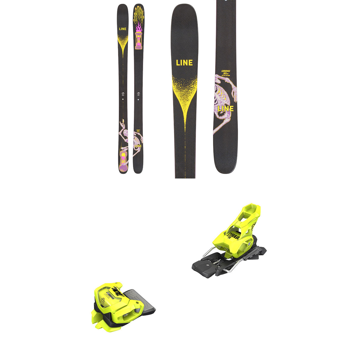 Line Skis Chronic Skis + Tyrolia Attack 14 GW Ski Bindings 2023