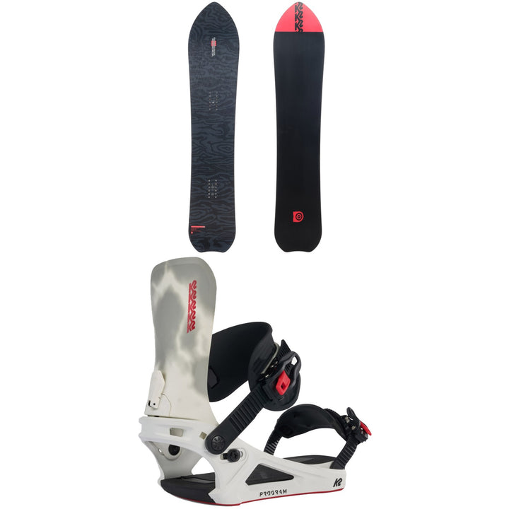 K2 Niseko Pleasures Snowboard + Program Snowboard Bindings 2024
