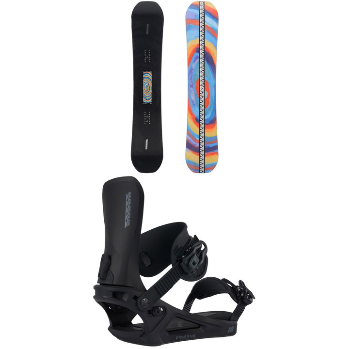 K2 Hypnotist Snowboard + Program Snowboard Bindings 2024