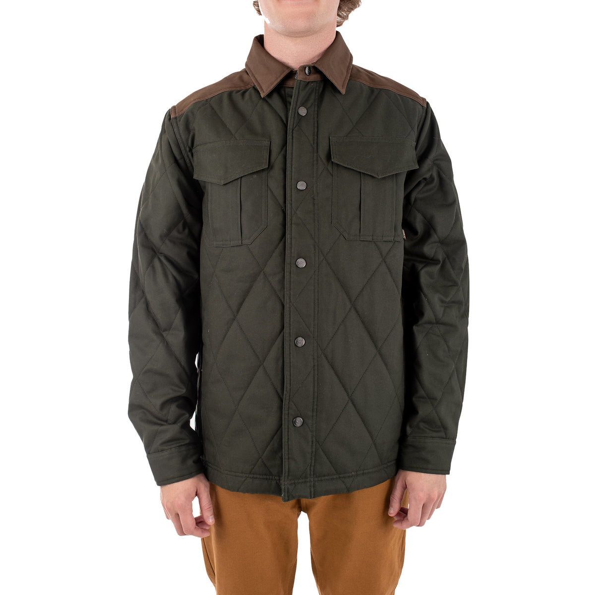 Jetty The Dogwood Quilted Jacket - Men's Forest Green