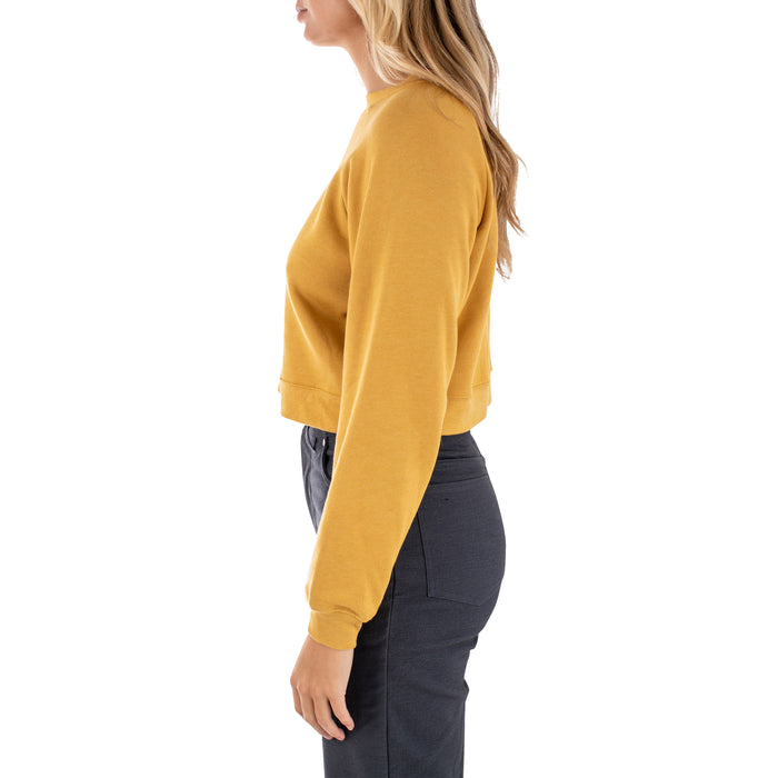 Jetty Deuces Crewneck - Women's Mustard