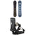 Arbor Foundation Snowboard + Rome Crux SE Snowboard Bindings
