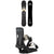 Arbor Coda Rocker Snowboard + Rome Crux SE Snowboard Bindings