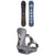 Arbor Foundation Snowboard + Burton Freestyle Snowboard Bindings