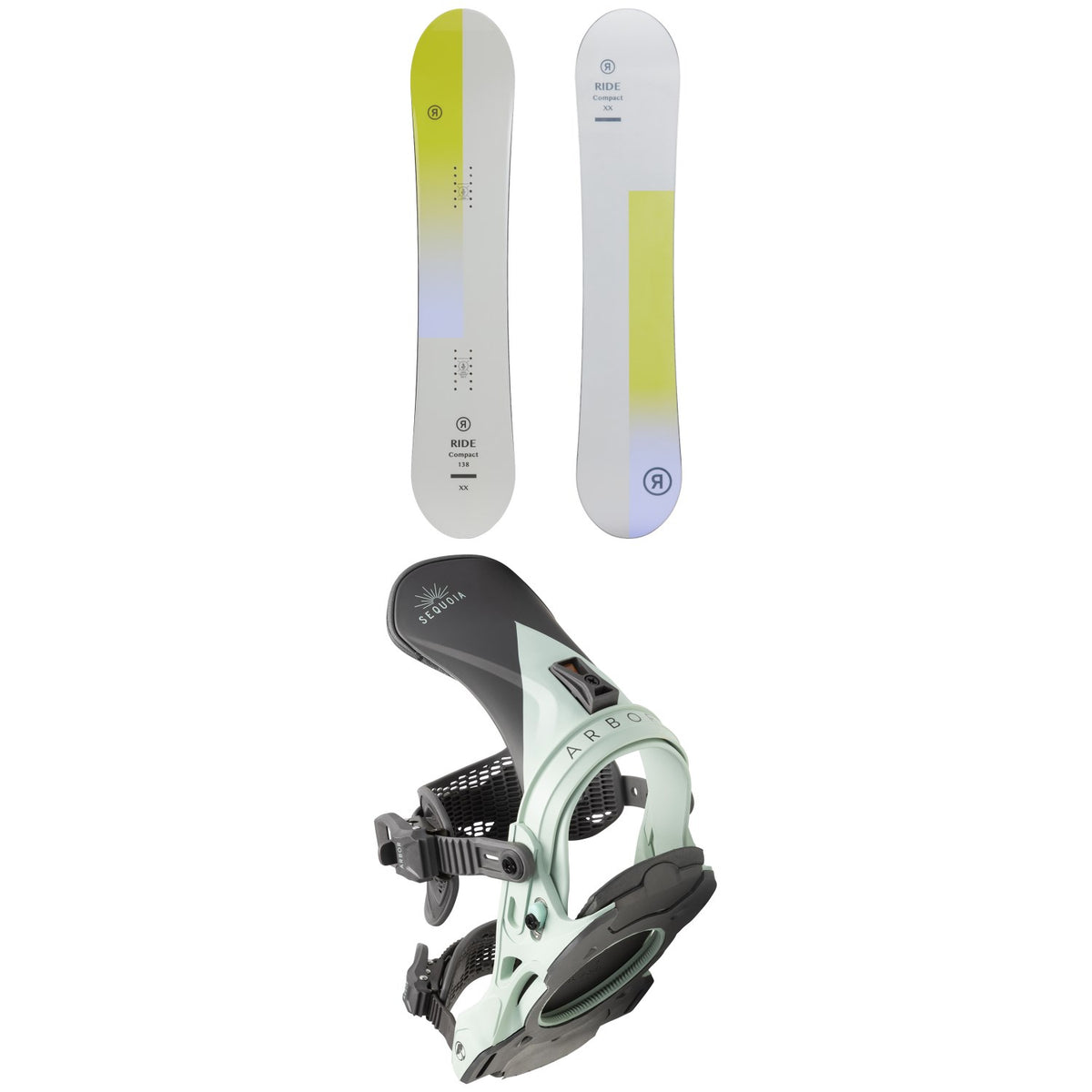 Ride Compact Snowboard + Arbor Sequoia Snowboard Bindings - Women's 2023