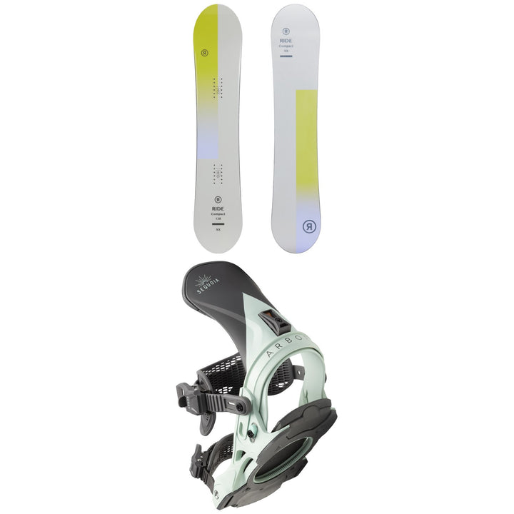 Ride Compact Snowboard + Arbor Sequoia Snowboard Bindings - Women's 2023