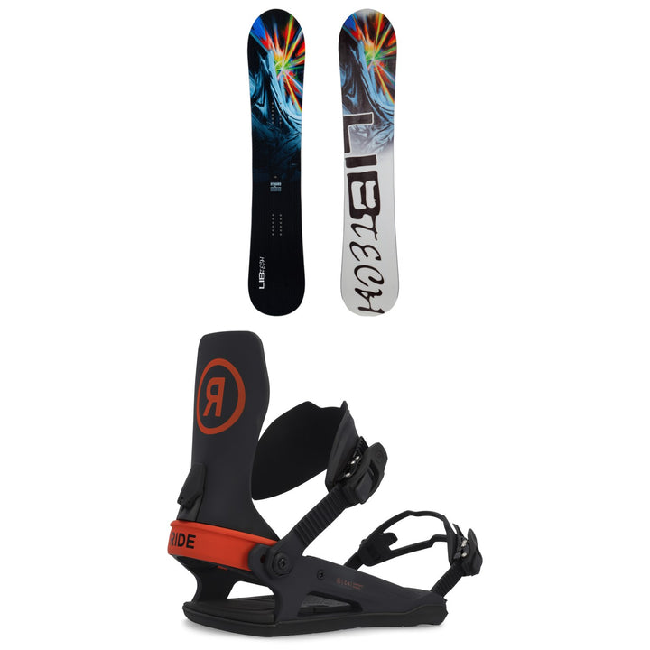 Lib Tech Dynamo C3 Snowboard + Ride C-6 Snowboard Bindings 2023