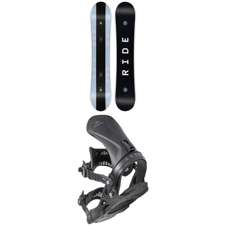 Ride Heartbreaker Snowboard + Arbor Sequoia Snowboard Bindings - Women's 2023