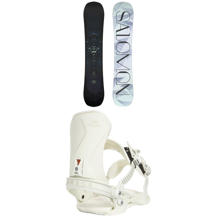 Salomon Wonder Snowboard + Arbor Sequoia LTD Snowboard Bindings - Women's 2023