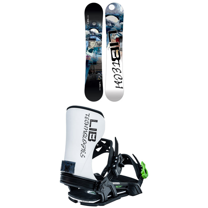 Lib Tech Skate Banana BTX Snowboard - Blem + Bent Metal Transfer Snowboard Bindings 2023
