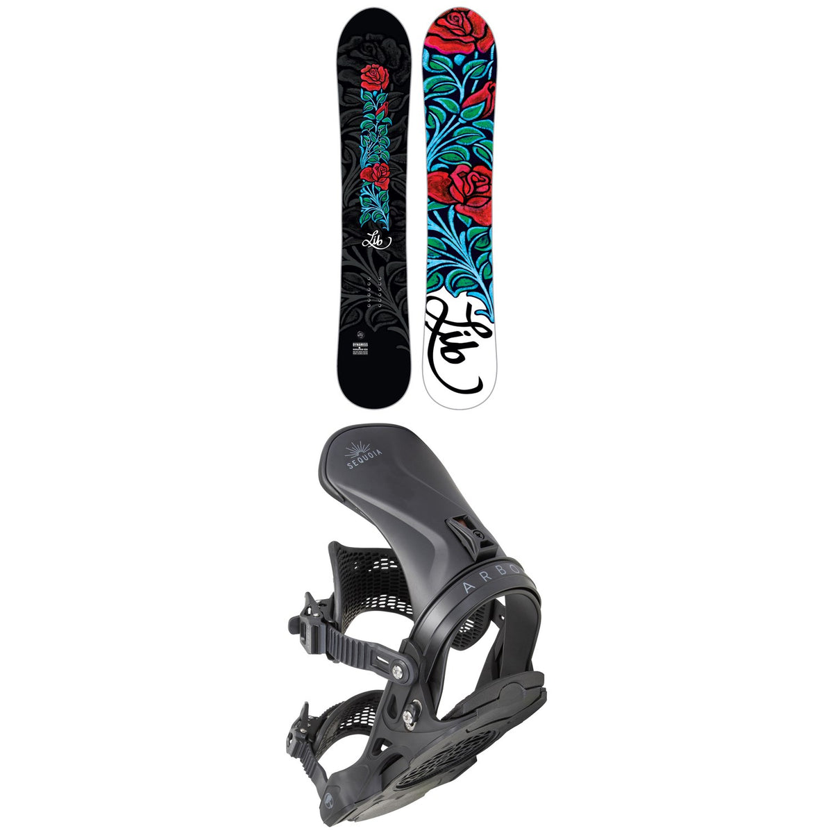 Lib Tech Dynamiss C3 Snowboard + Arbor Sequoia Snowboard Bindings - Women's 2023