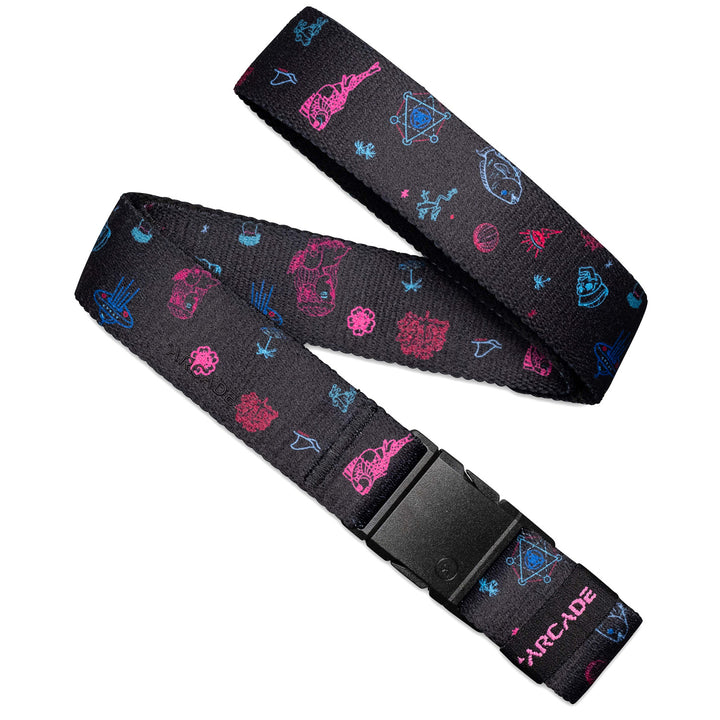 Arcade Dialed Slim Belt Black