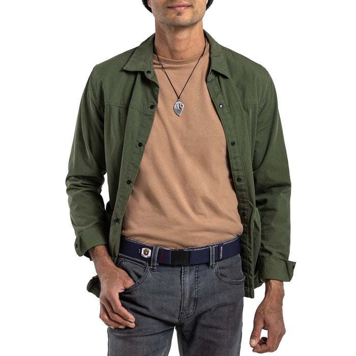 Arcade Smokey Bear Geo Camp Belt Navy