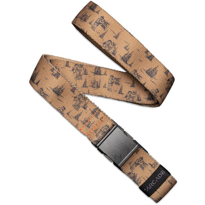 Arcade Smokey Bear Camp Slim Belt Tumbleweed