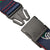 Arcade Grateful Dead Skelton Bear Slim Belt Navy