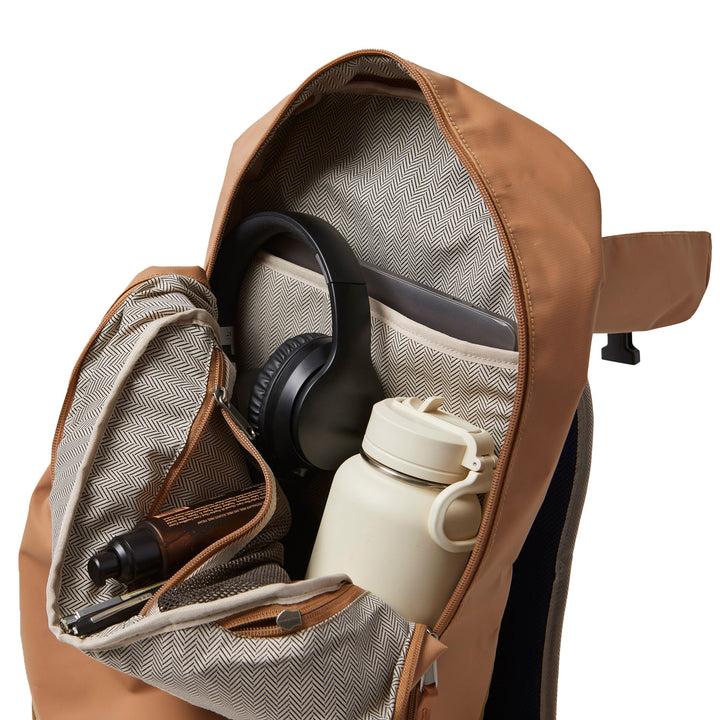 Brixton Commuter Backpack Golden Brown