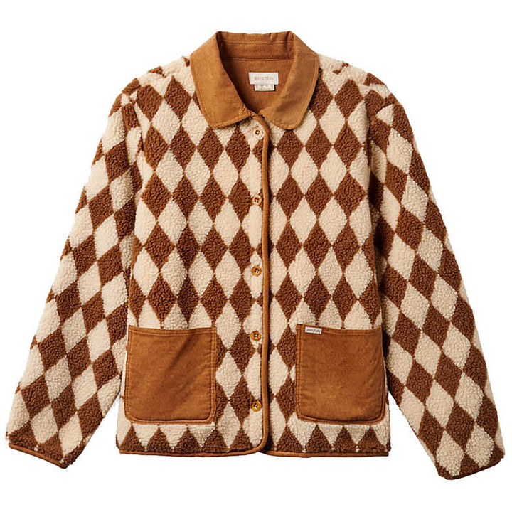 Brixton Wylie Sherpa Jacket - Women's Washed Copper