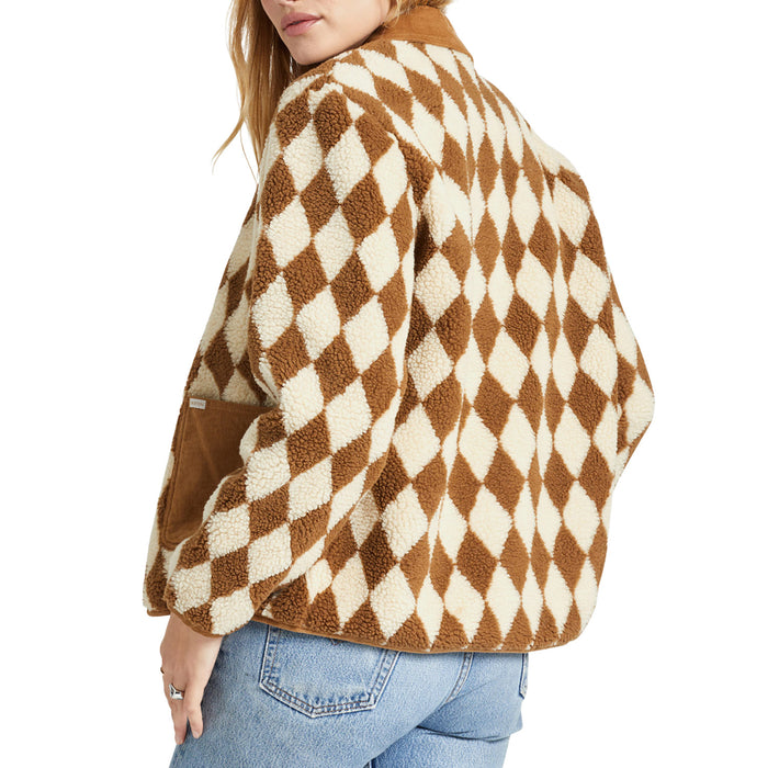 Brixton Wylie Sherpa Jacket - Women's Washed Copper