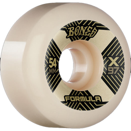 Bones X-Formula Wide-Cut Xcell 97a V6 Skateboard Wheels